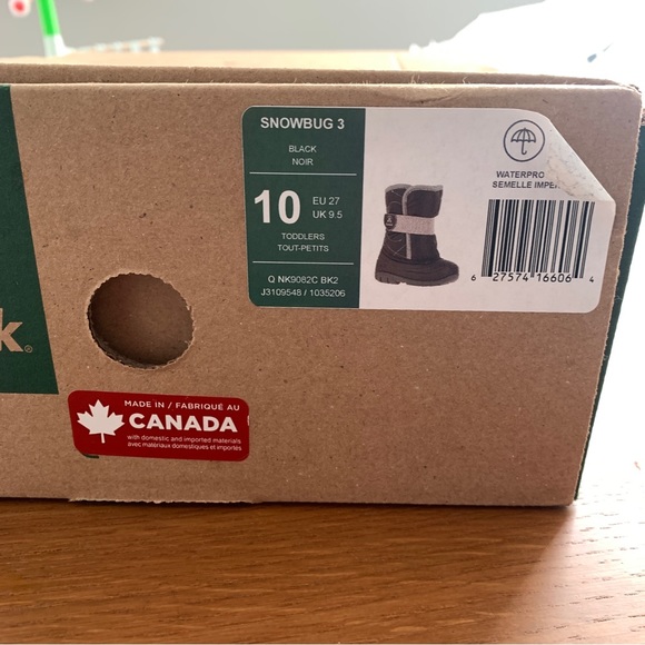 Toddler 10 Kamik Snowbug Boot BNWT - Picture 3 of 5